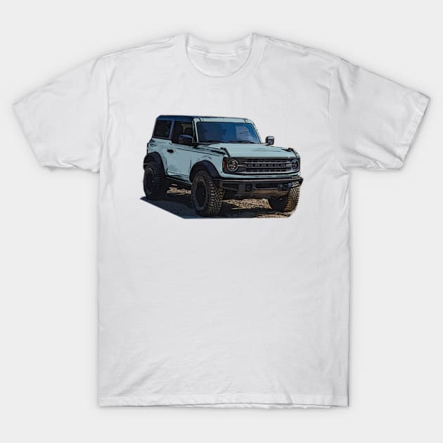 2021 Area 51 Ford Bronco 2 Door T-Shirt by Woreth